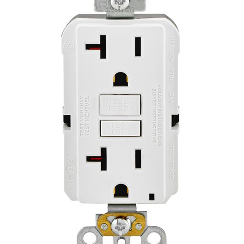 toma doble gfci 20a leviton
