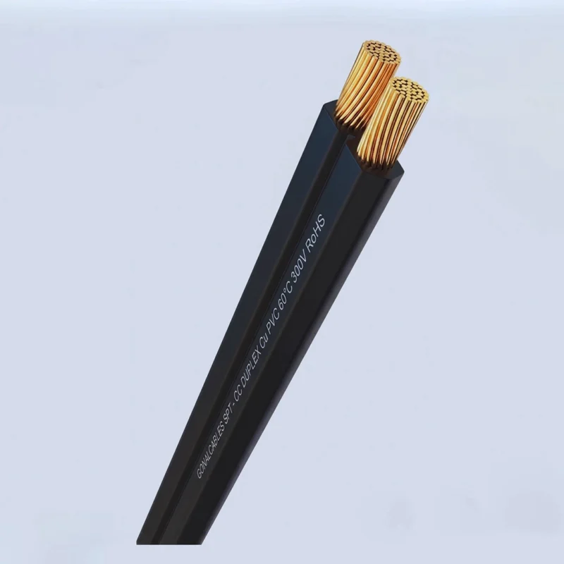 Cable Dúplex 2x22 300V Negro Conal Cables cable dúplex 2x22
