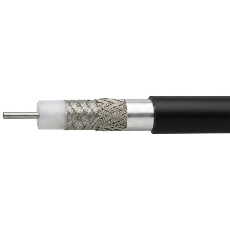 Cable Coaxial RG6 Copper Clad 60% Exterior Cable Coaxial RG6 Copper Clad 60%
