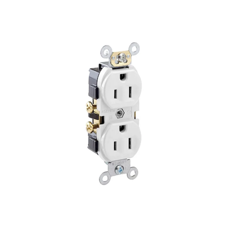 Toma Doble con Polo a Tierra 15A/20A 125V Grado Comercial toma doble con polo a tierra 15A 20A 125V
