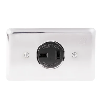 tomacorriente de incrustar bifásico 20A 250V
