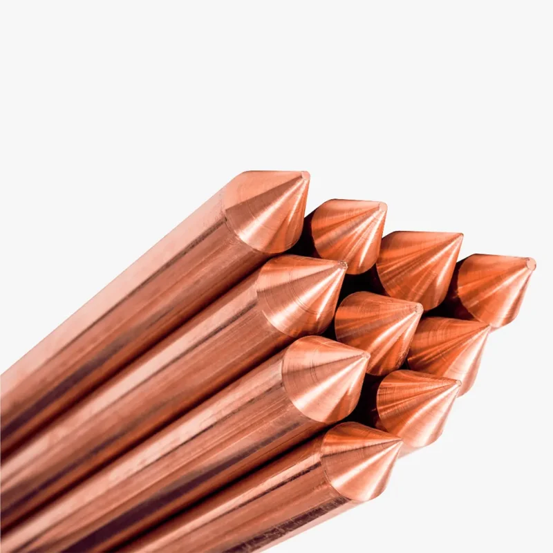 Varilla Copperweld TERCOL 14 mm x 2.40 m electrodo para sistema de puesta a tierra